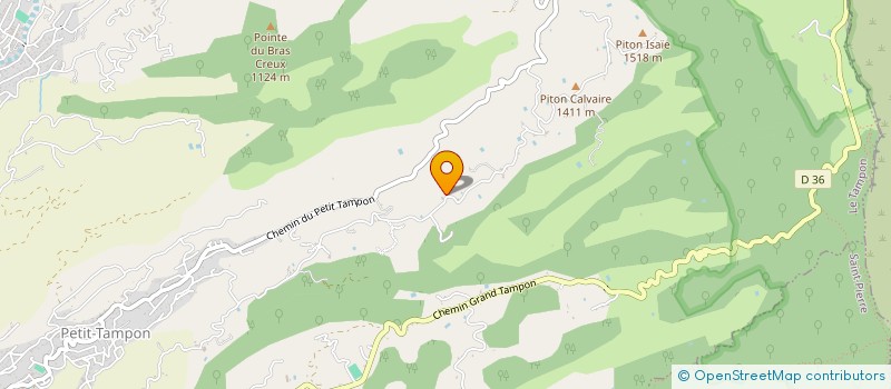 localisation de l'entreprise MONSIEUR HENRI PAYET  LE TAMPON