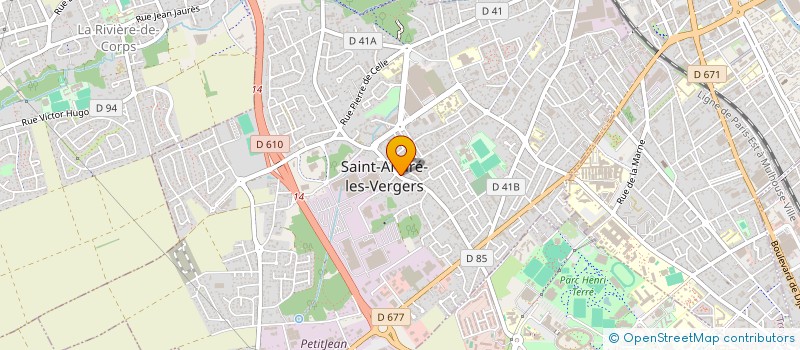 localisation de l'entreprise MONSIEUR HENRI PEAN  SAINT-ANDRE-LES-VERGERS