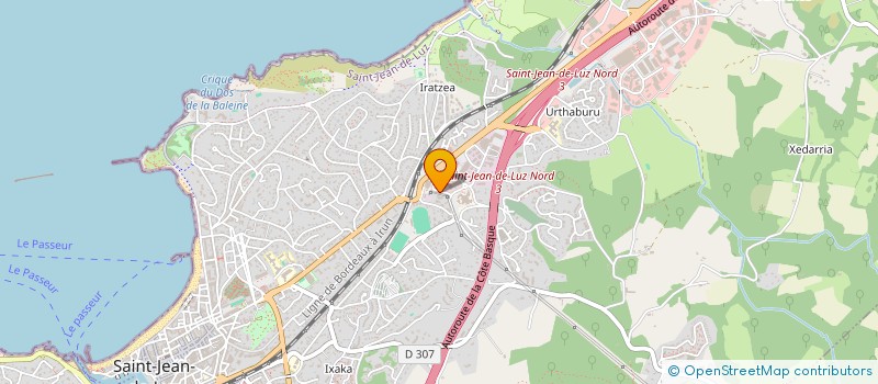 localisation de l'entreprise MONSIEUR HENRI PELISSIER à SAINT-JEAN-DE-LUZ