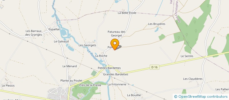 localisation de l'entreprise MONSIEUR HENRI PELISSIER à POULAINES