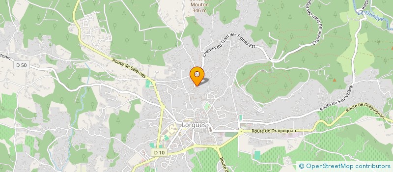 localisation de l'entreprise MONSIEUR HENRI PELISSIER à LORGUES