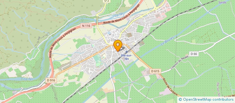 localisation de l'entreprise MONSIEUR HENRI PERIE à ILLE-SUR-TET