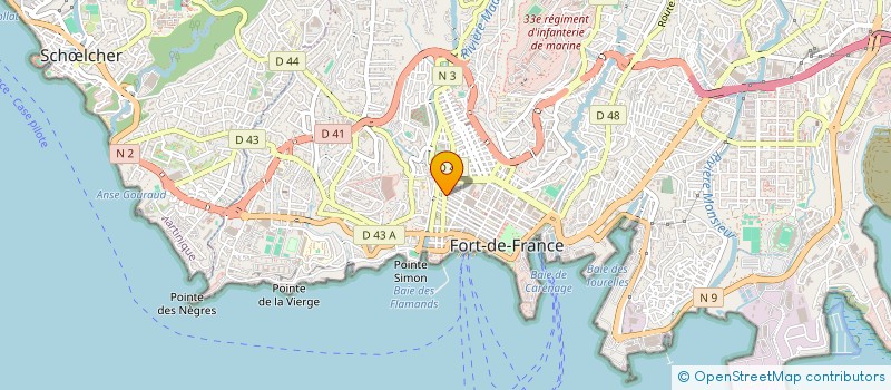 localisation de l'entreprise MONSIEUR HENRI PERION à FORT-DE-FRANCE