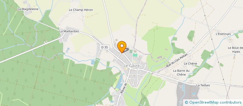 localisation de l'entreprise MONSIEUR HENRI PEROUZE  LE GAVRE