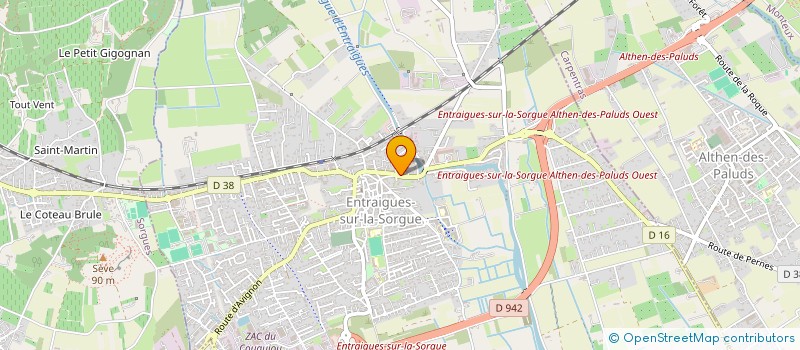 localisation de l'entreprise MONSIEUR HENRI PERUGI à ENTRAIGUES SUR LA SORGUE