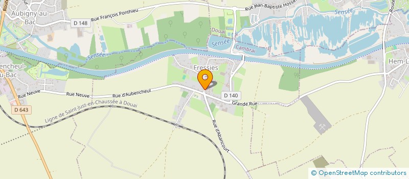 localisation de l'entreprise MONSIEUR HENRI PERUT  FRESSIES