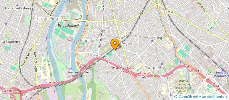 localisation de l'entreprise MONSIEUR HENRI PESCE  TOULOUSE