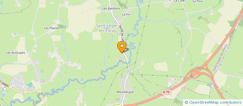 localisation de l'entreprise MONSIEUR HENRI PETIT  SAINT-LEGER-LES-PARAY