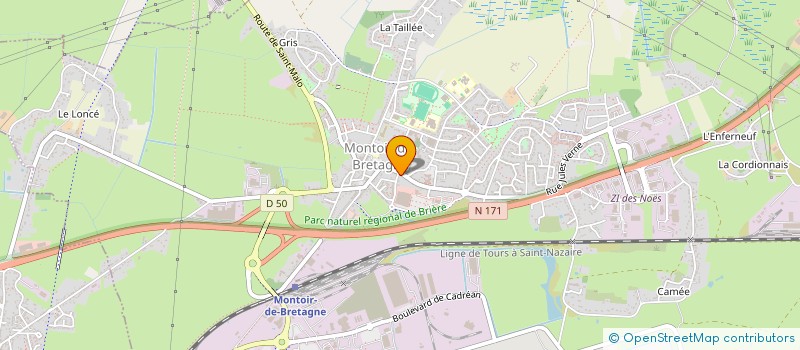 localisation de l'entreprise MONSIEUR HENRI PETREL  MONTOIR-DE-BRETAGNE