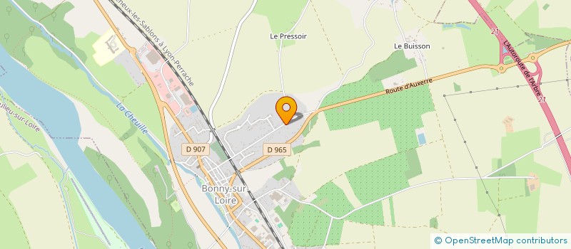 localisation de l'entreprise MONSIEUR HENRI PFISTER à BONNY-SUR-LOIRE