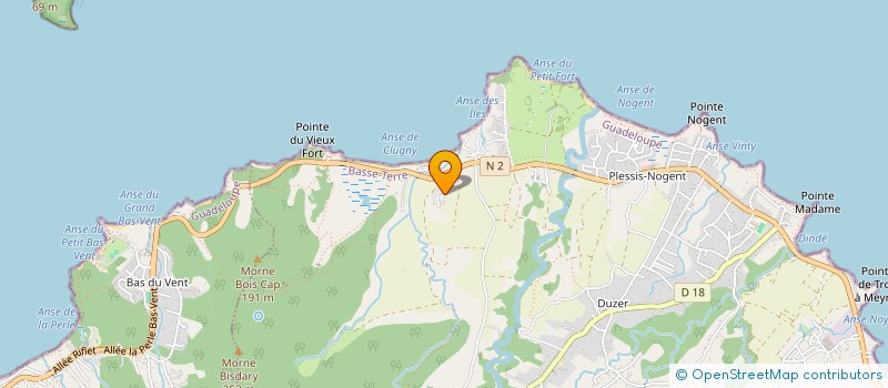 localisation de l'entreprise MONSIEUR HENRI PHILETAS  SAINTE-ROSE