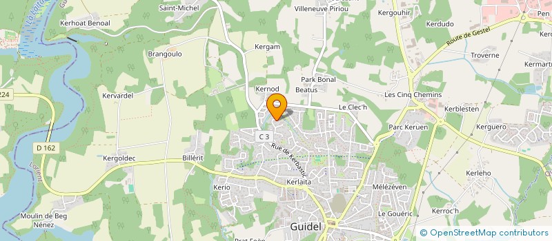 localisation de l'entreprise MONSIEUR HENRI-PHILIPPE LAMY  GUIDEL