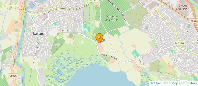 localisation de l'entreprise MONSIEUR HENRI PIERRE BERTRAND  LATTES