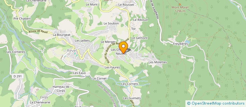 localisation de l'entreprise MONSIEUR HENRI-PIERRE CHAPUIS à REVEL