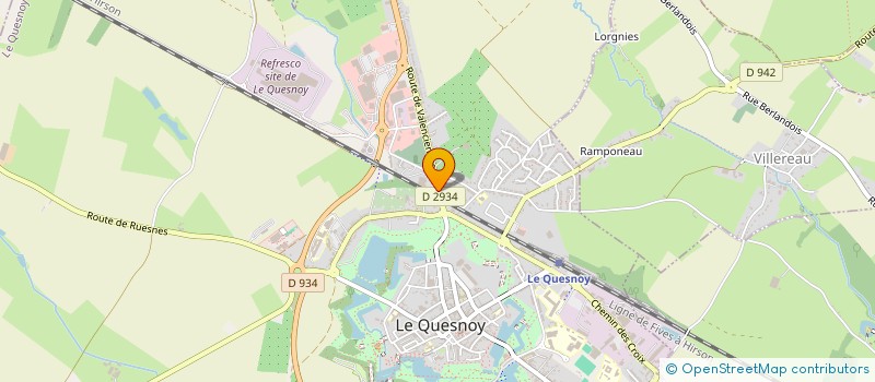 localisation de l'entreprise MONSIEUR HENRI-PIERRE DUBRON à LE QUESNOY