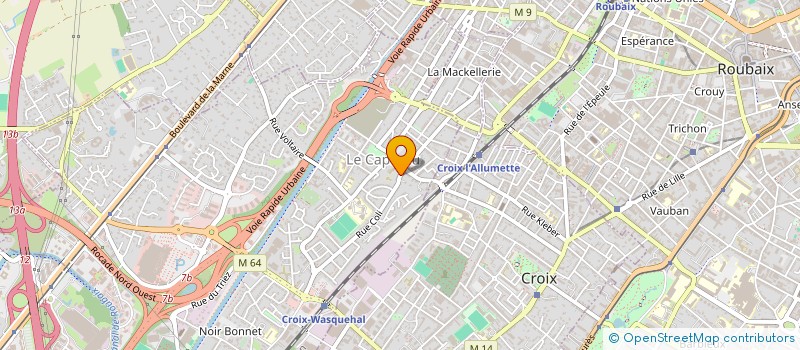 localisation de l'entreprise MONSIEUR HENRI-PIERRE LESAFFRE  WASQUEHAL