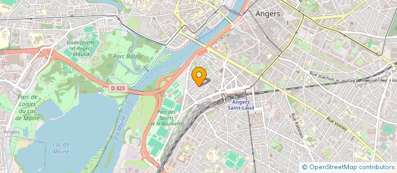 localisation de l'entreprise MONSIEUR HENRI-PIERRE NEGREL à ANGERS