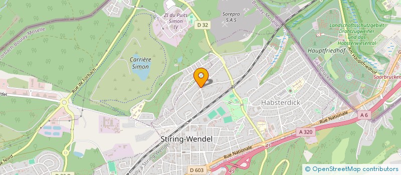 localisation de l'entreprise MONSIEUR HENRI PIERRU  STIRING-WENDEL