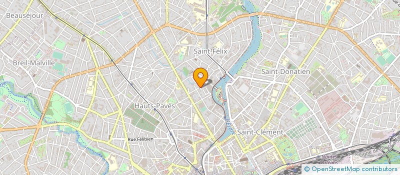 localisation de l'entreprise MONSIEUR HENRI PIGURY à NANTES