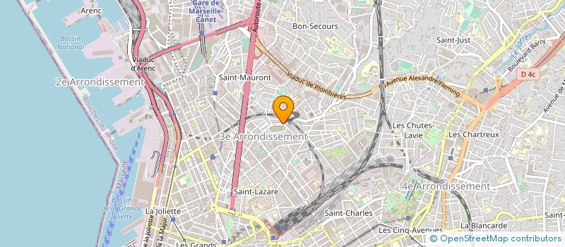 localisation de l'entreprise MONSIEUR HENRI PLAINDOUX à MARSEILLE
