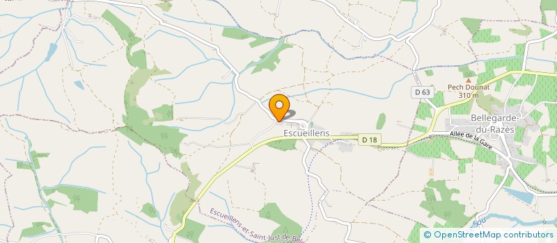 localisation de l'entreprise MONSIEUR HENRI PLAUZOLLES  HOUNOUX