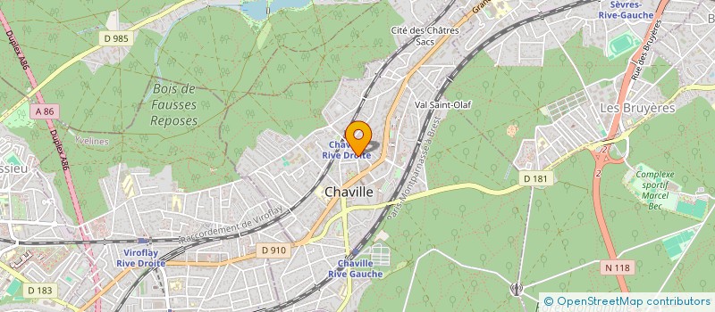 localisation de l'entreprise MONSIEUR HENRI POLGE à CHAVILLE
