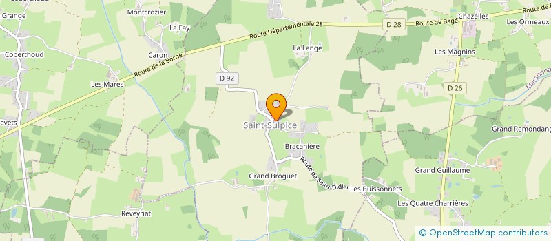 localisation de l'entreprise MONSIEUR HENRI PONCIN  FOISSIAT