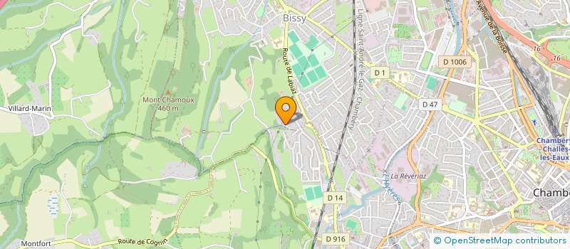 localisation de l'entreprise MONSIEUR HENRI PONCIN  CHAMBERY