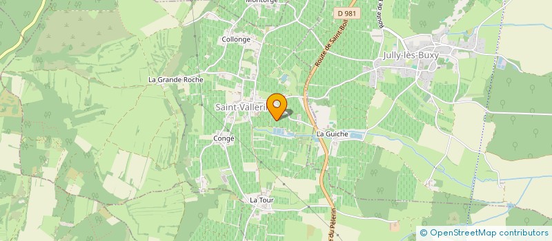 localisation de l'entreprise MONSIEUR HENRI POTHERET  BISSEY-SOUS-CRUCHAUD