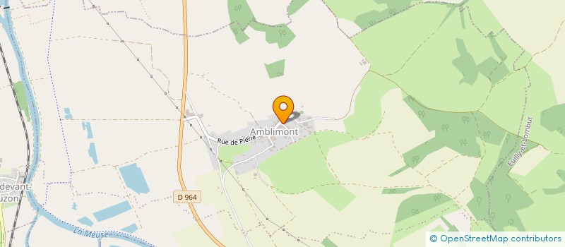 localisation de l'entreprise MONSIEUR HENRI POTRON  BEAUMONT-EN-ARGONNE