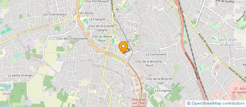 localisation de l'entreprise MONSIEUR HENRI POULIQUEN à ORLEANS