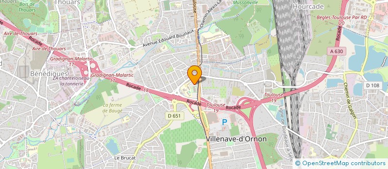 localisation de l'entreprise MONSIEUR HENRI POYET à VILLENAVE-D'ORNON