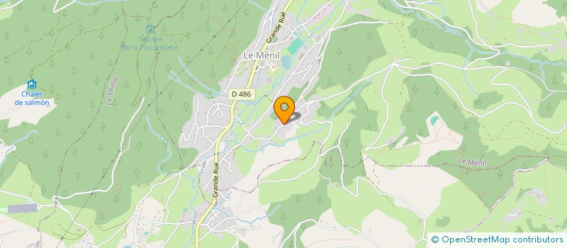 localisation de l'entreprise MONSIEUR HENRI PRAGA  LE MENIL