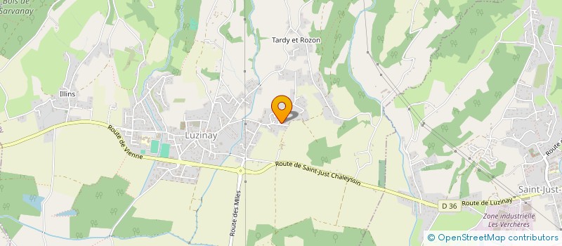 localisation de l'entreprise MONSIEUR HENRI PRECHEUR  LUZINAY