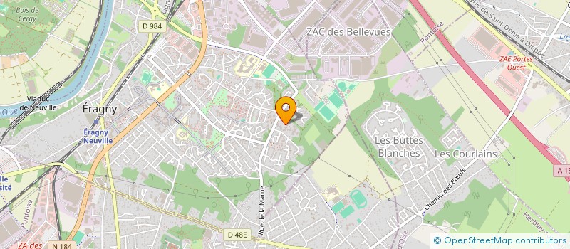 localisation de l'entreprise MONSIEUR HENRI PRIETO  ERAGNY