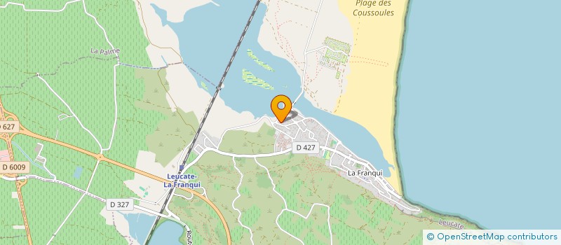 localisation de l'entreprise MONSIEUR HENRI PRIEUR  LEUCATE