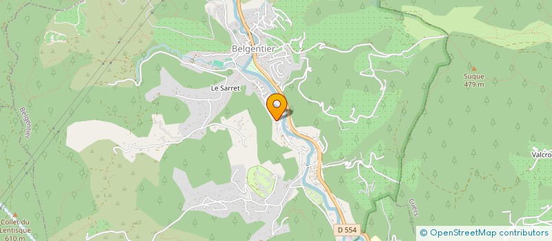 localisation de l'entreprise MONSIEUR HENRI PROTIN à BELGENTIER