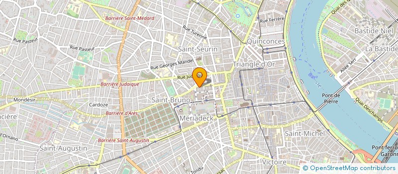 localisation de l'entreprise MONSIEUR HENRI QUANCARD à BORDEAUX