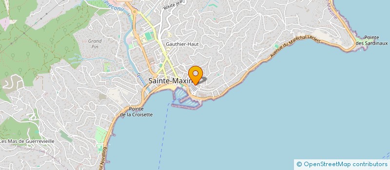 localisation de l'entreprise MONSIEUR HENRI QUARANTA à SAINTE-MAXIME
