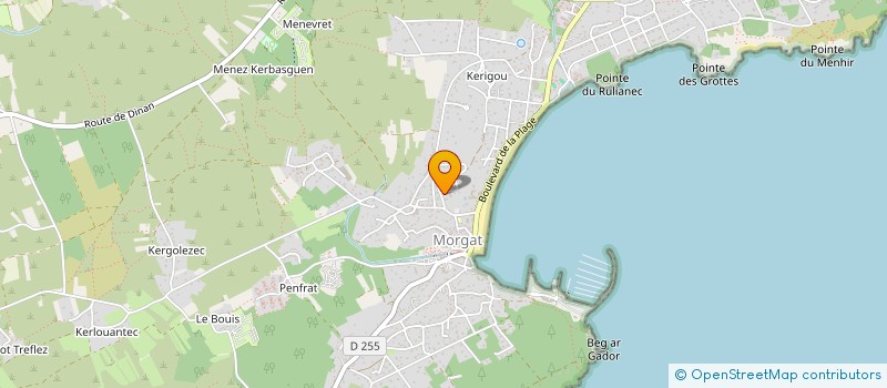 localisation de l'entreprise MONSIEUR HENRI QUENTRIC  CROZON