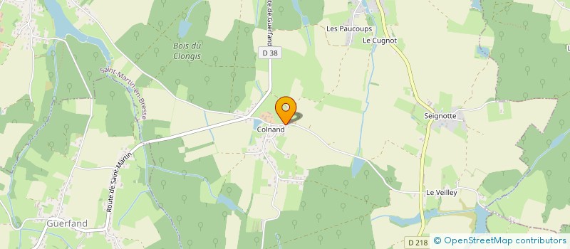 localisation de l'entreprise MONSIEUR HENRI QUINET  SAINT-MARTIN-EN-BRESSE