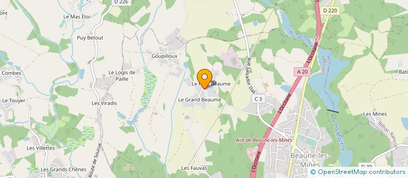 localisation de l'entreprise MONSIEUR HENRI RABE à LIMOGES