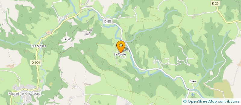 localisation de l'entreprise MONSIEUR HENRI RAMES  BOZOULS