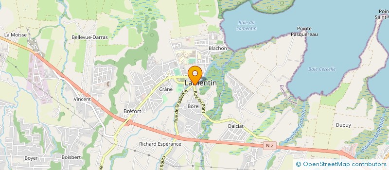 localisation de l'entreprise MONSIEUR HENRI RAMTAHAL  LAMENTIN