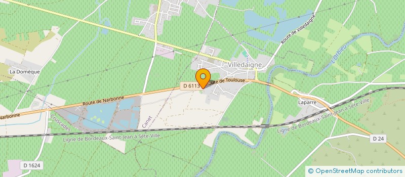 localisation de l'entreprise MONSIEUR HENRI RASO  VILLEDAIGNE