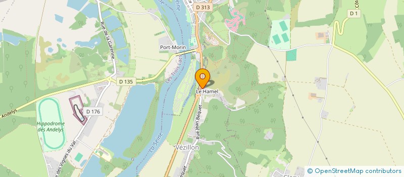 localisation de l'entreprise MONSIEUR HENRI RASZEWSHI  LES ANDELYS