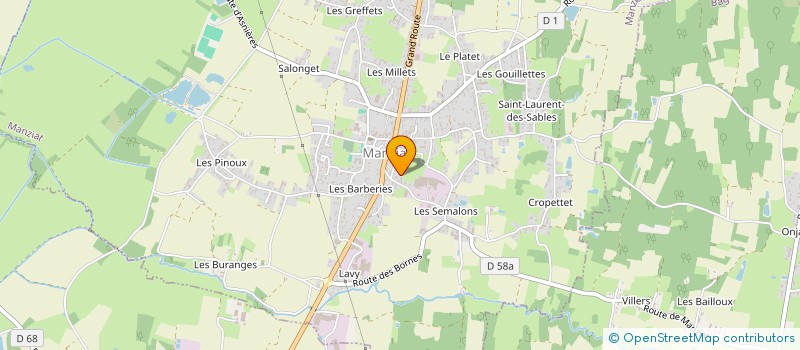 localisation de l'entreprise MONSIEUR HENRI RATTON à MANZIAT