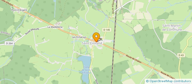 localisation de l'entreprise MONSIEUR HENRI RAUX  SAINT-GERVAIS-SUR-COUCHES