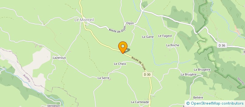 localisation de l'entreprise MONSIEUR HENRI RAYMOND à LE MONTEIL