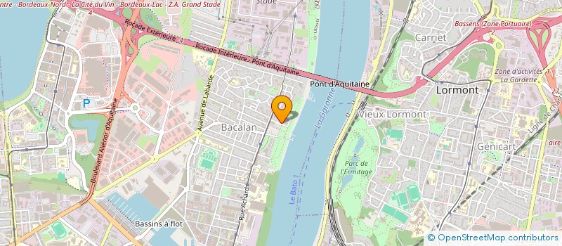 localisation de l'entreprise MONSIEUR HENRI REGNIEZ  BORDEAUX